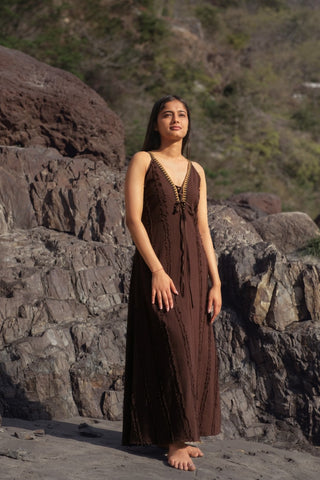 Arwen Dress Donker Bruin