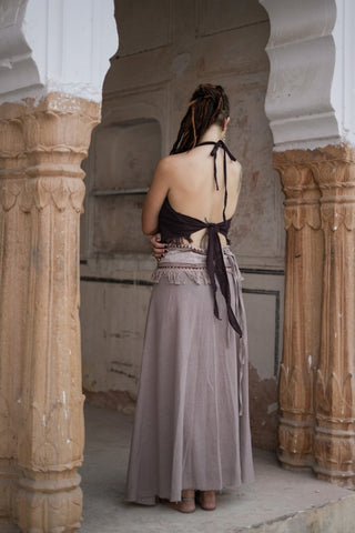 Bloom Top Dark Brown